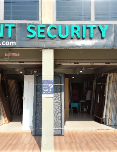 florecent security doors Adenta shop